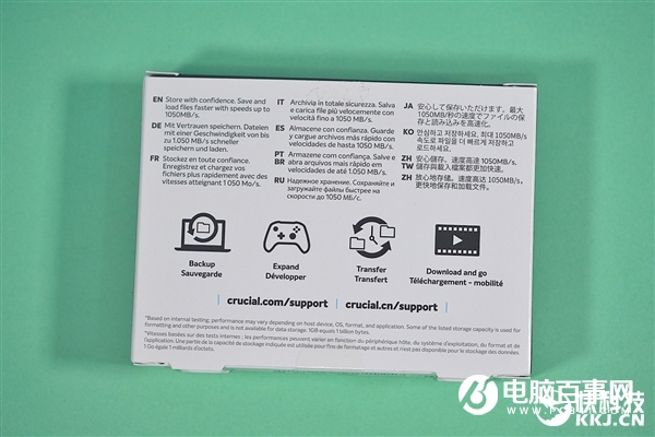 速度達(dá)1GB/s！英睿達(dá)X8移動SSD 2TB圖賞：4寸手機(jī)大小