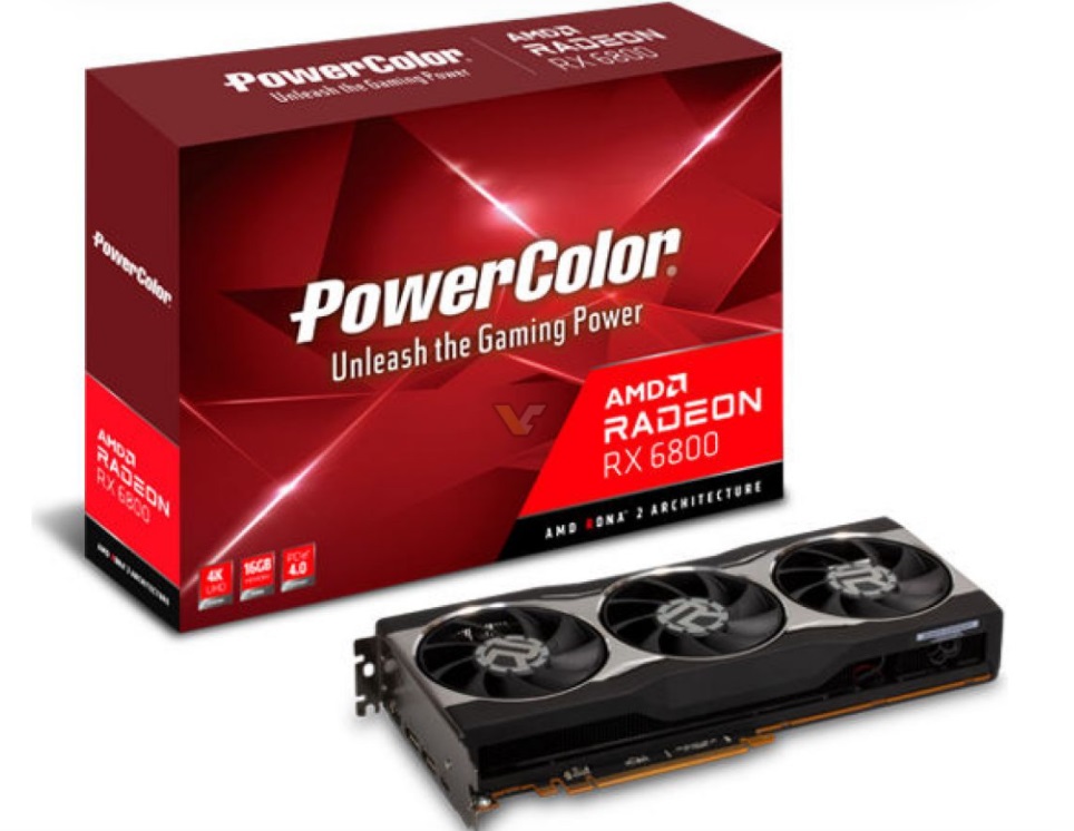 華擎、撼訊發(fā)布 RX 6800 系列顯卡，公版設(shè)計(jì)
