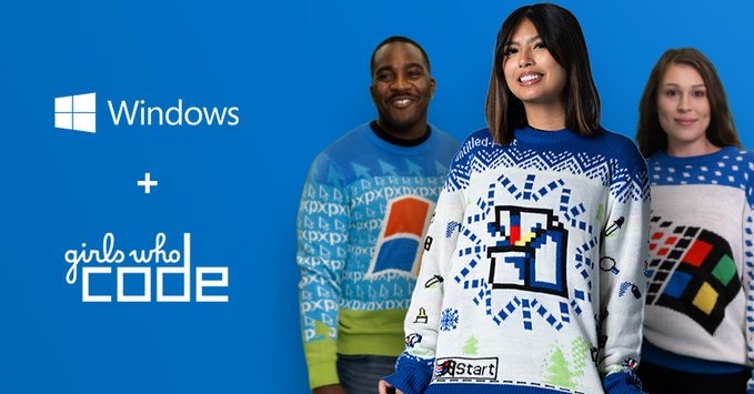 微軟正銷售三款 Windows Ugly 丑陋毛衣：畫圖、XP、95
