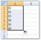 excel選出以1開頭的單元格 在Excel單元格中輸入以“0”開頭的數(shù)字的兩種方法