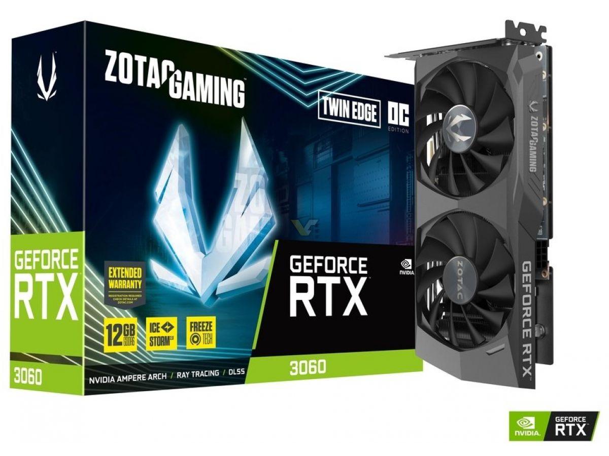 索泰 RTX 3060 Twin 顯卡海外上架：12GB 大顯存