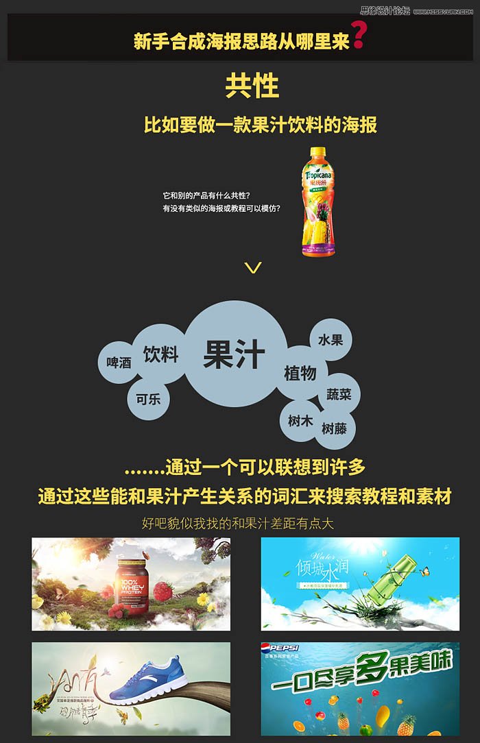 ps設(shè)計(jì)大氣時(shí)尚的水果飲料海報(bào)