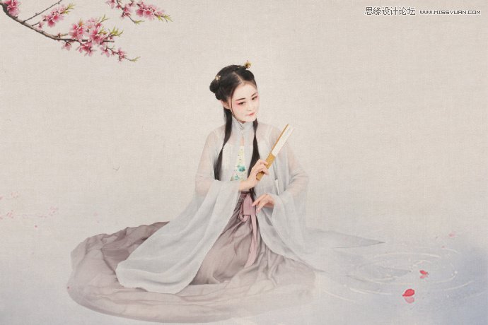 PS制作中國風(fēng)古典人像簽名效果圖