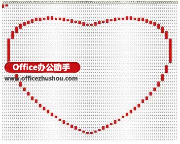 2015情人節(jié)，使用Excel繪制一顆紅心送給你最心愛的她（他）