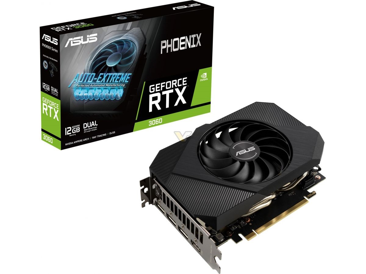 華碩發(fā)布單風扇版 RTX 3060 顯卡，長度僅 17.7cm