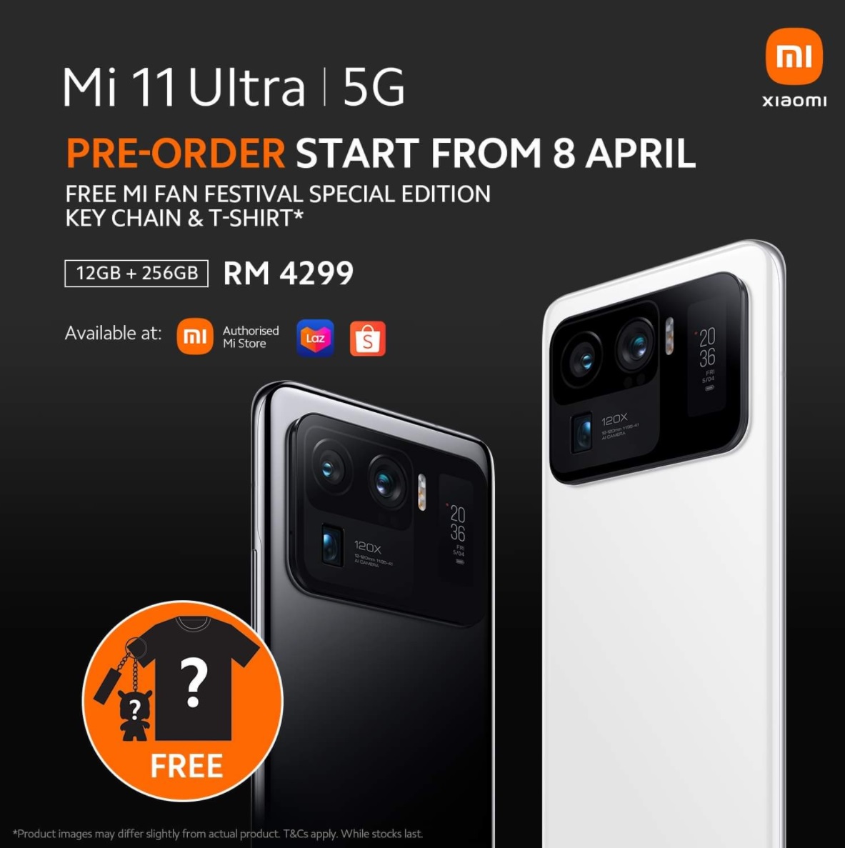 小米 11 Ultra 將于 4 月 8 日在海外開售，售價約 6800 元