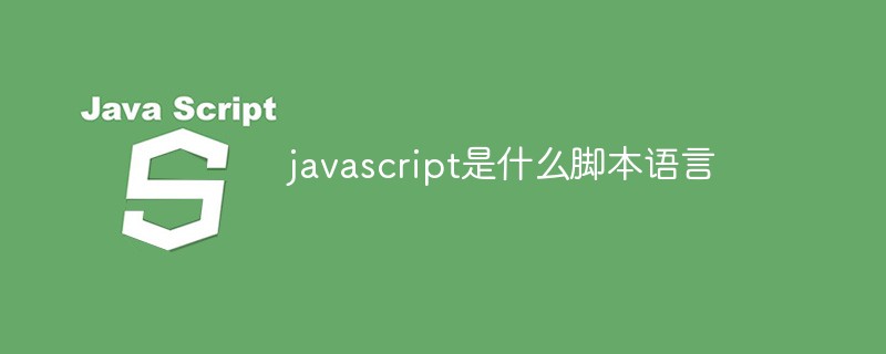 javascript是什么腳本語(yǔ)言