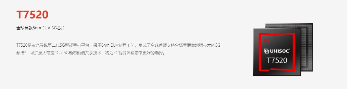 消息稱 6nm 的紫光展銳 5G 芯片虎賁 T7520 將提前 3 個(gè)月上市