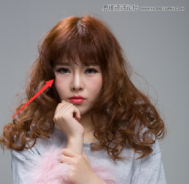 PS調出美女人像照片唯美的粉嫩膚色效果