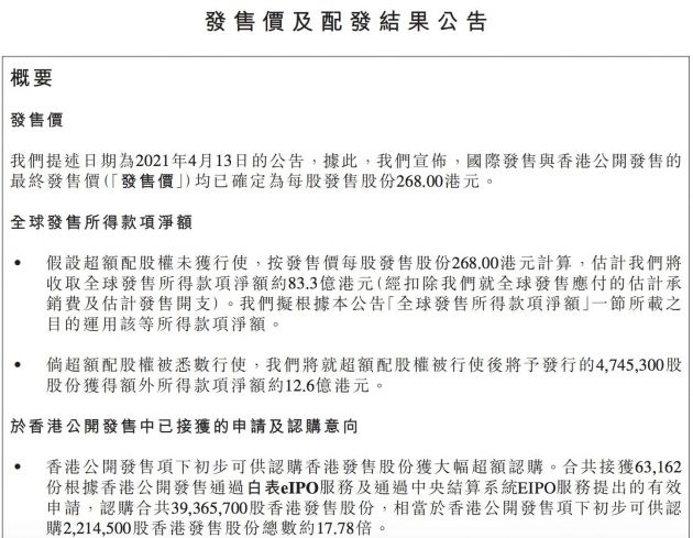 攜程香港IPO公開發(fā)售獲17.8倍超額認購 預計4月19日掛牌上市