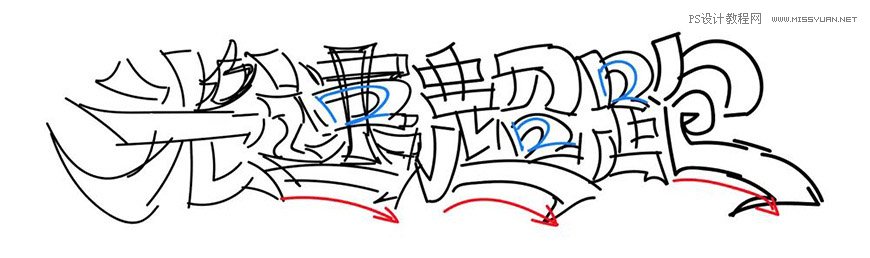 用PS制作金色的海報標題文字