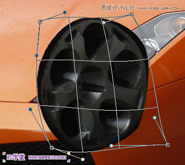 PS設(shè)計(jì)夢幻炫彩效果的跑車場景