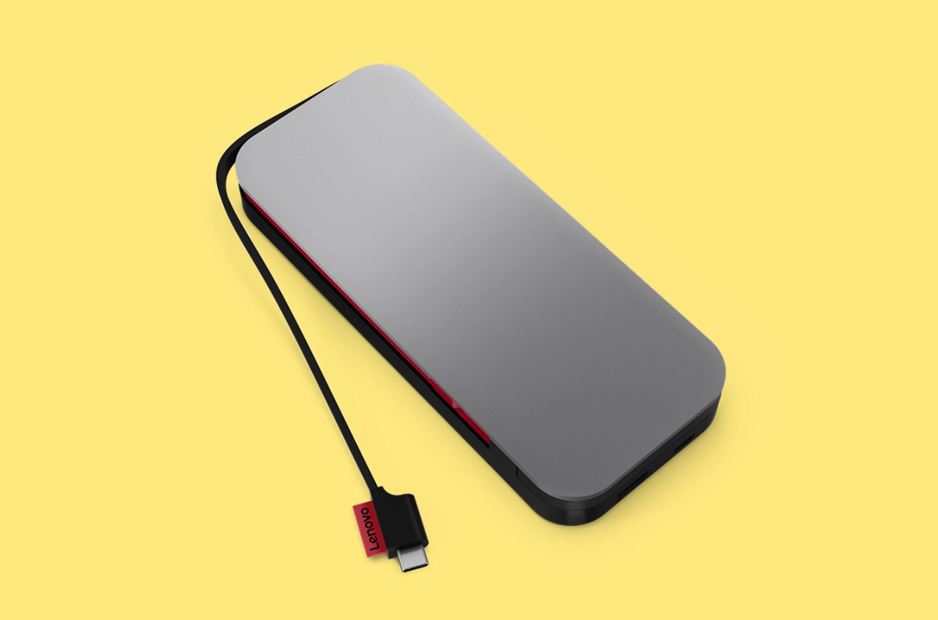 約 579 元，聯(lián)想 Go USB-C 筆記本充電寶發(fā)布：20000mAh ，輸出 65W