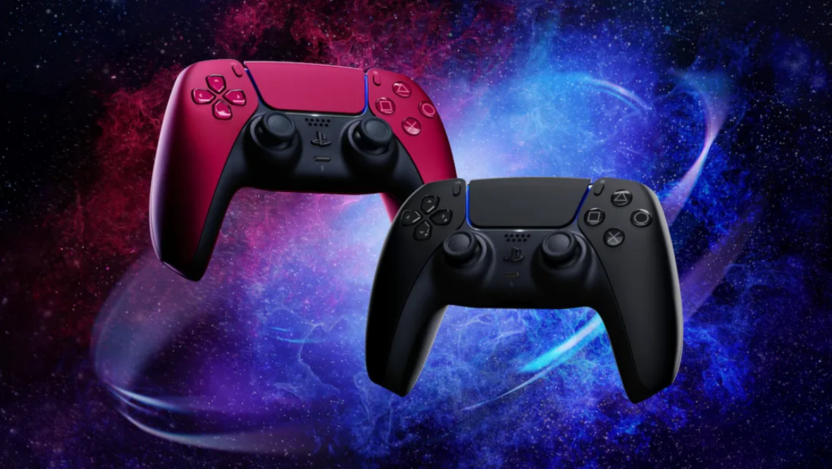 索尼PS5全新DualSense無線手柄午夜黑、星塵紅發(fā)布