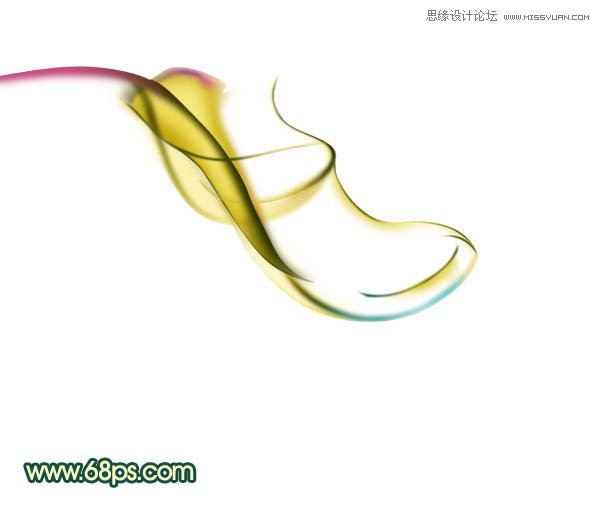 PS設(shè)計(jì)漂亮的炫彩藝術(shù)煙霧效果