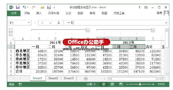 excel數(shù)據(jù)分級(jí)分類方法 對(duì)Excel數(shù)據(jù)進(jìn)行手動(dòng)分級(jí)的方法