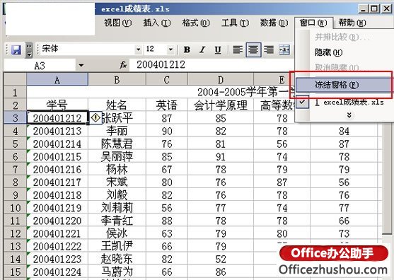 excel凍結(jié)單元格 Excel中如何凍結(jié)單元格？凍結(jié)單元格如何固定指定的行或列