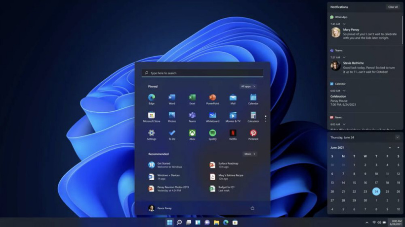微軟 Win11 運行硬件最小需求配置公布：1GHz 64 位處理器，4GB 內(nèi)存 / 64GB 存儲