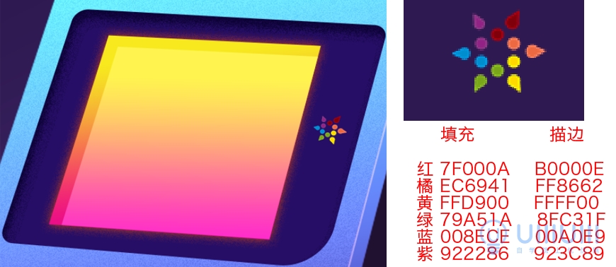 AI+PS教程！教你制作噪點(diǎn)風(fēng)格立體漸變掌上游戲機(jī)