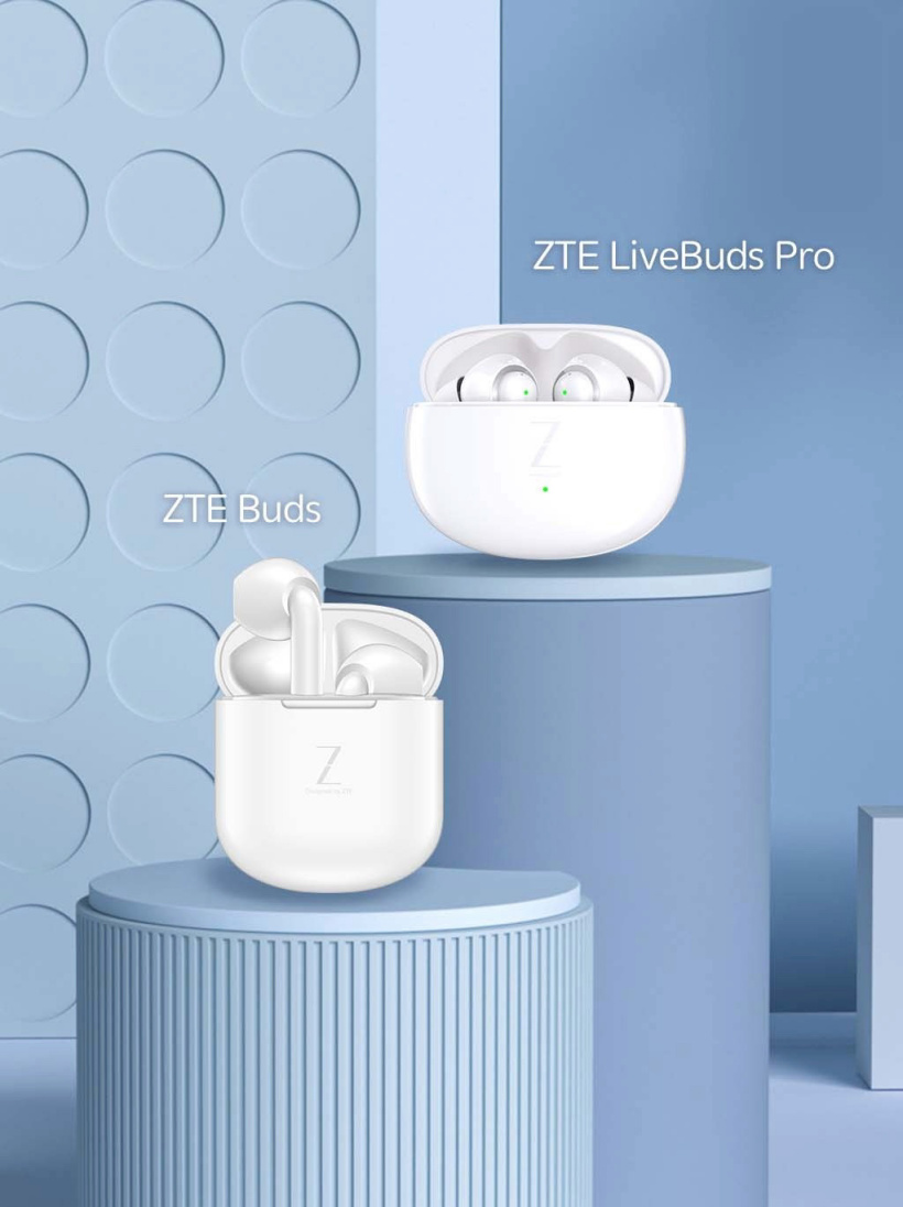 中興 ZTE LiveBuds Pro/ZTE Buds 兩款耳機將隨 Axon30 手機發(fā)布
