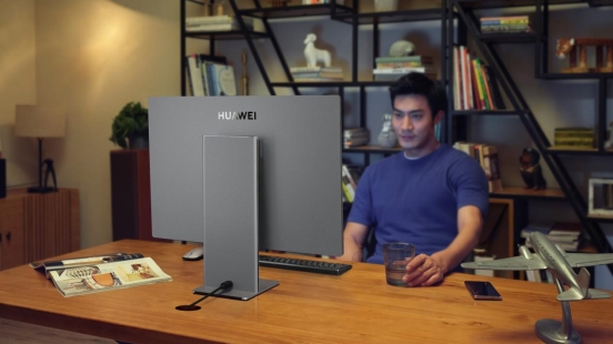 桌面的高清影院，華為發(fā)布首款原色全面屏一體機(jī)HUAWEI MateStation X