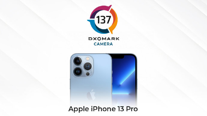 DXOMARK 公布蘋(píng)果 iPhone 13 Pro 相機(jī)評(píng)分：137 分排名第四
