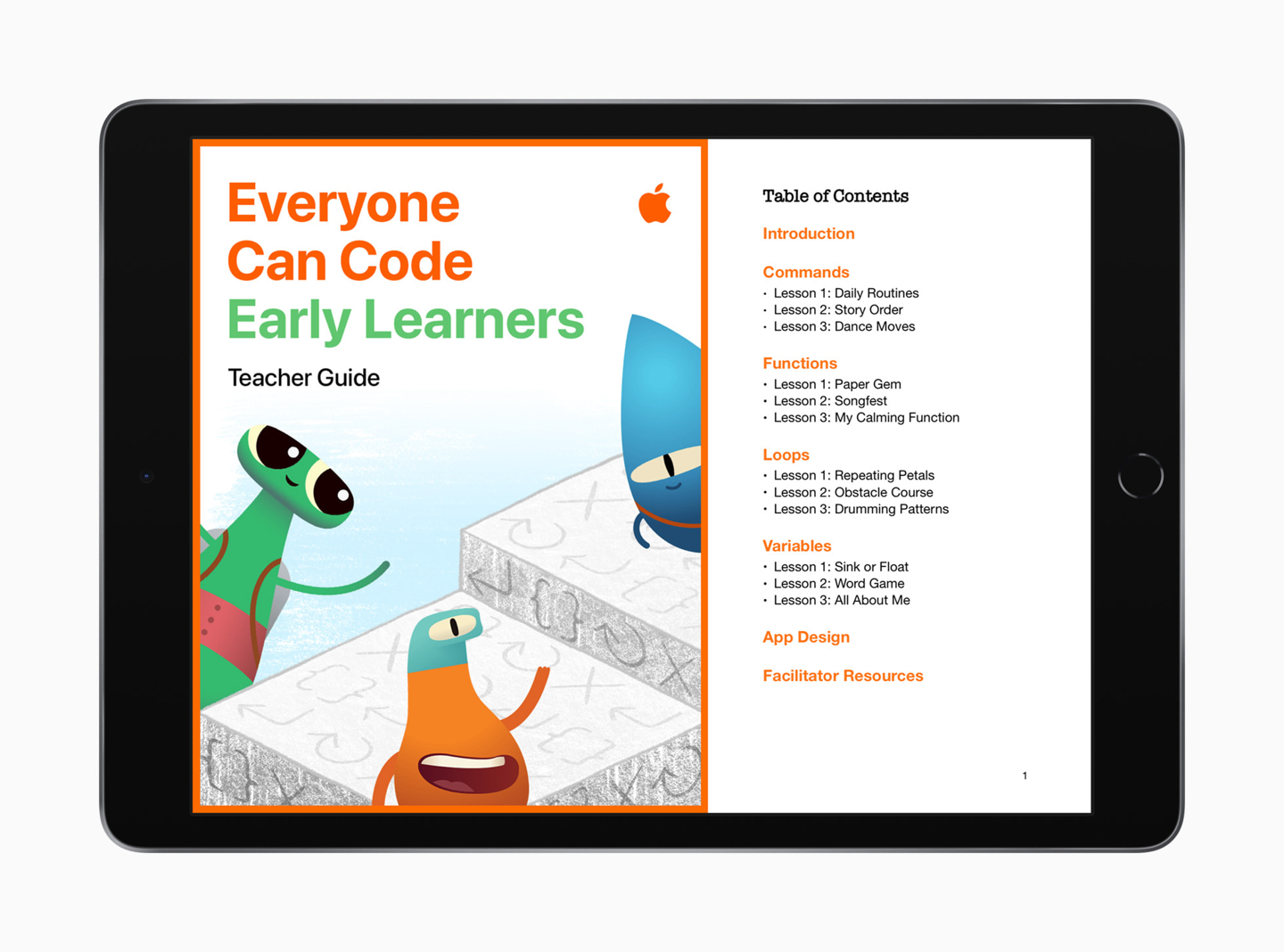 蘋果宣布為小學(xué)生推出全新編程指南，課業(yè) App 支持下課反饋單功能