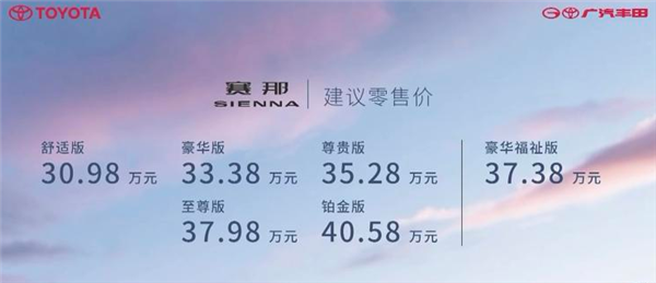 TNGA+混動(dòng)！豐田賽那30.98萬(wàn)起 此前網(wǎng)傳有加價(jià)情況