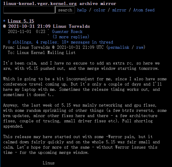 Linux 5.15 發(fā)布：增加對英特爾 DG2 獨顯的初步支持，采用新 NTFS 文件系統(tǒng)