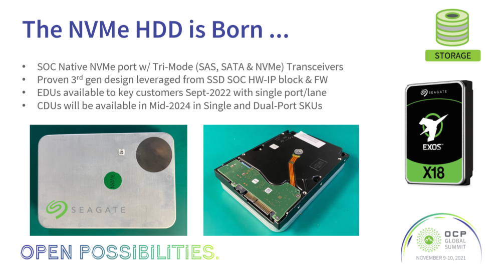 希捷展示業(yè)界首個 PCIe 機械硬盤，預(yù)計 2024 年上市