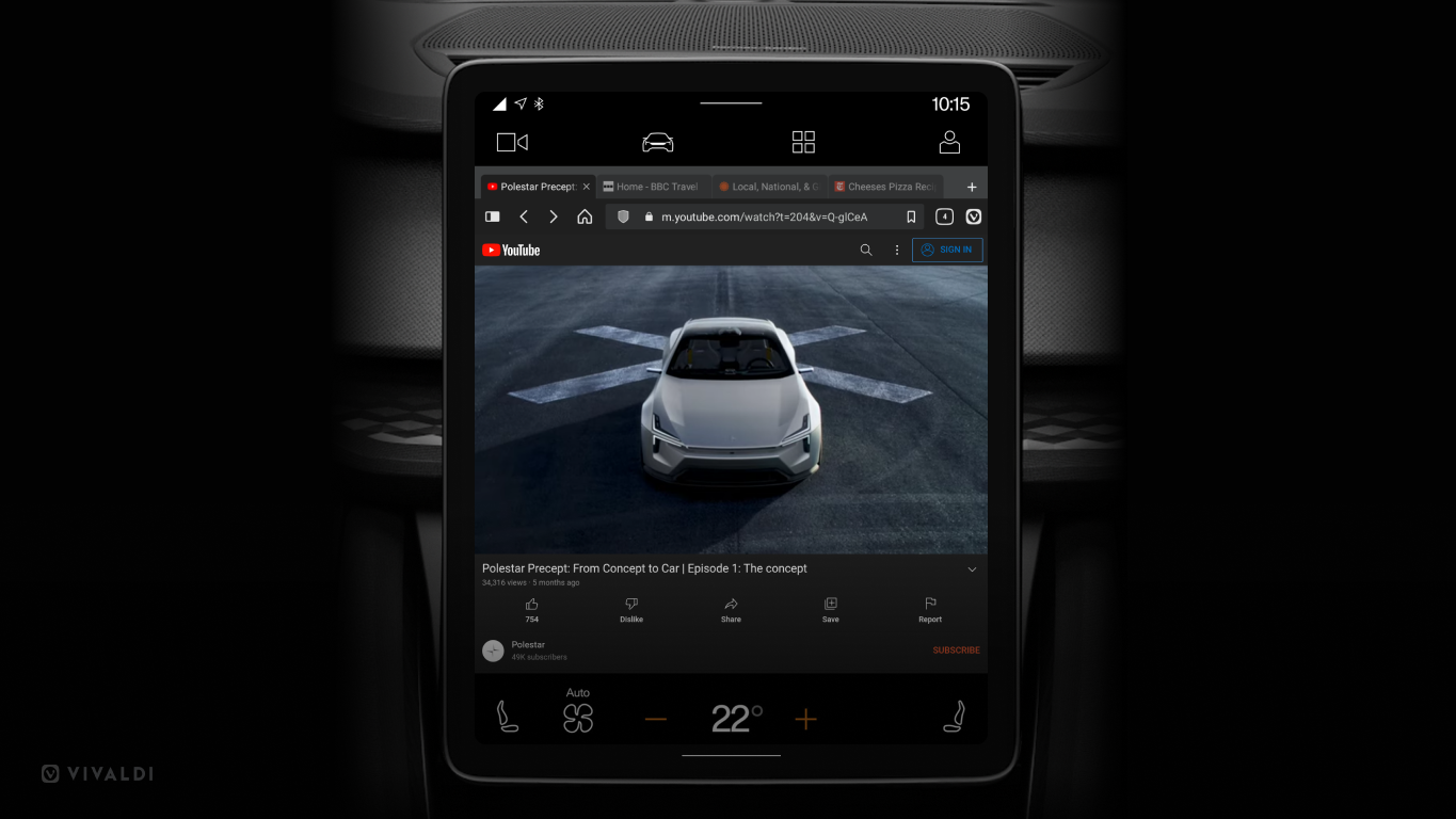 谷歌 Android Automotive 車載系統(tǒng)首個瀏覽器公布：不是 Chrome
