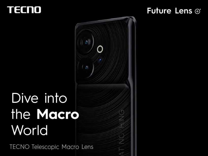 傳音 Tecno 推出全球首款用于智能手機的伸縮微距鏡頭，支持 5 倍光學(xué)變焦