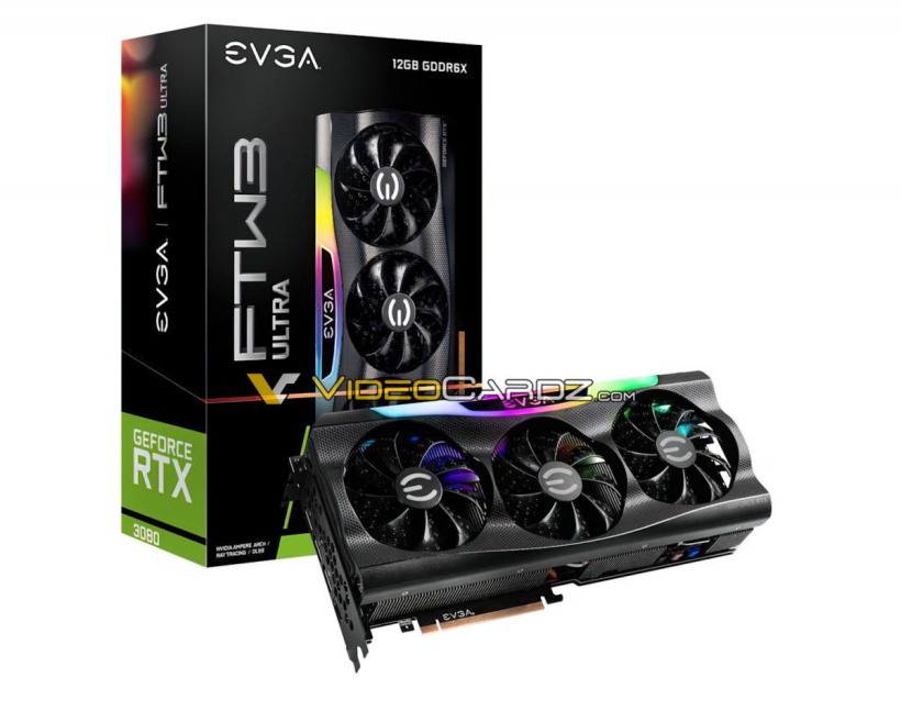 英偉達 RTX 3080 12GB 型號外觀曝光，消息稱今晚發(fā)布