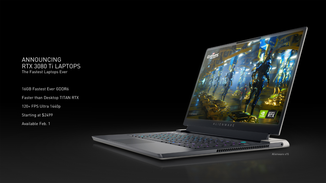 英偉達 RTX 3080 Ti / 3070 Ti 筆記本 2 月 1 日發(fā)售：9500 元起，4 代 Max-Q 技術(shù)