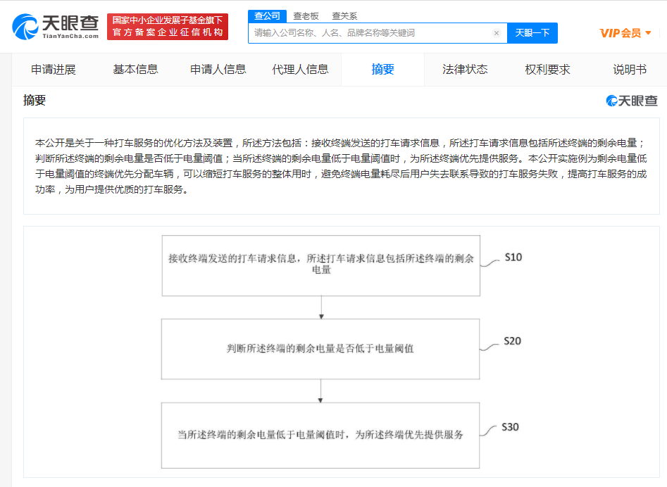 小米打車新專利：可優(yōu)先分配低電量用戶