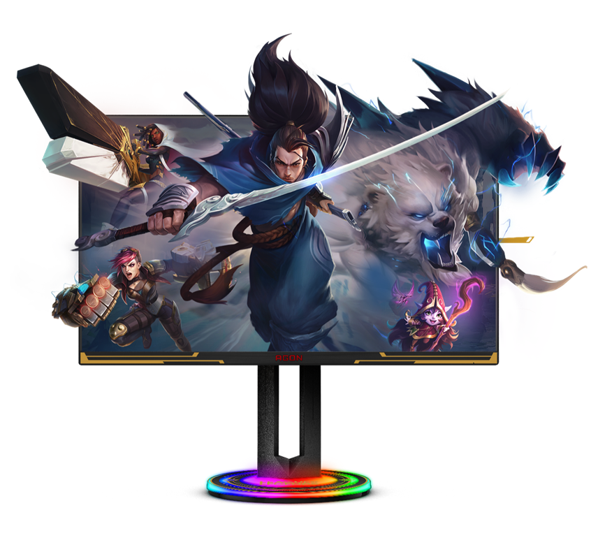 AOC 《英雄聯(lián)盟》深度定制顯示器上架：2K 170Hz，2999 元