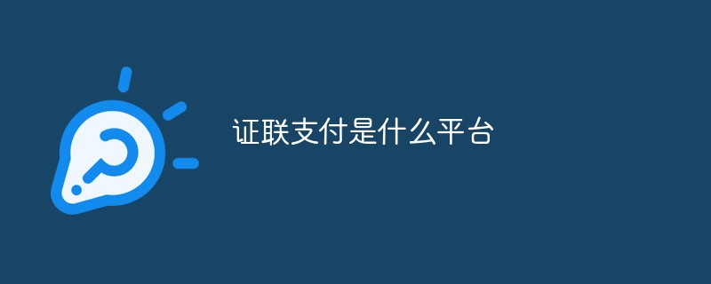 證聯(lián)支付是什么平臺(tái)